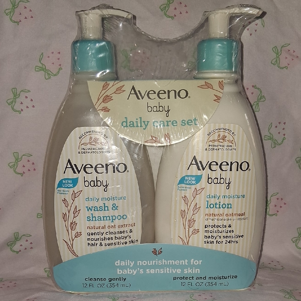 Baby Daily Moisture Wash & Shampoo and Lotion Set
